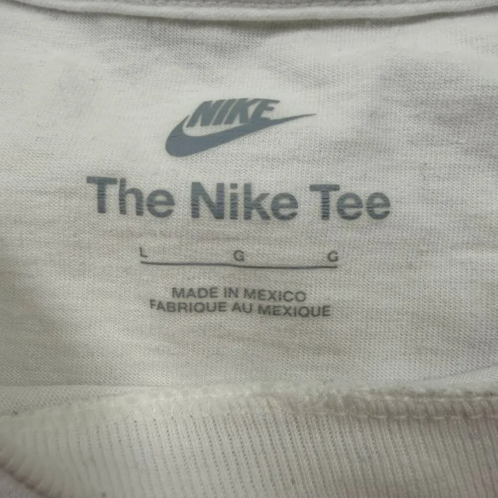 Nike Men's Sportswear Icon Futura T-Shirt White/Black